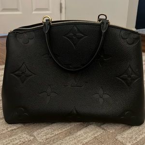 NEW Louis Vuitton Monogram Empreinte GrandPalais MM M45811 Women's Handbag Noir